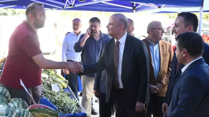 Omer Ileri Duzcede Ziyaretlerde Bulundu