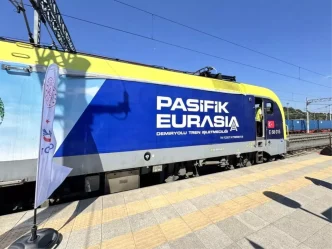 Orta Koridor ile Cinden Turkiyeye Yuk Treni Seyahati 15 Gune