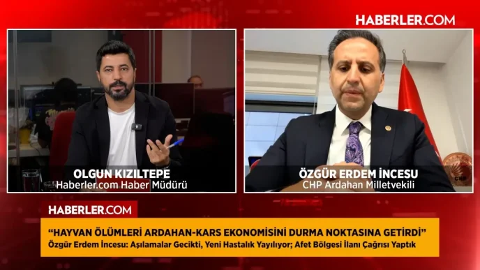 Ozgur Erdem Incesu Ardahan Kars bolgesi hayvancilikta afet bolgesi ilan edilmeli