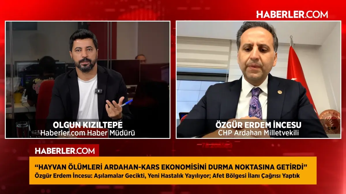 Ozgur Erdem Incesu Ardahan Kars bolgesi hayvancilikta afet bolgesi ilan edilmeli