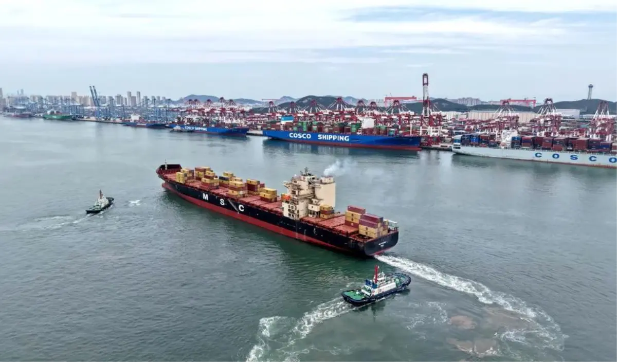 Qingdao Limani Sanghay Isbirligi Orgutu Ulkeleri Arasinda Ticaret Isbirligini Artiriyor