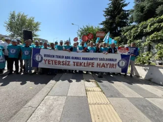 Saglik Sen Genel Baskani Dogan Biz sadaka degil hak ettigimiz ucretleri