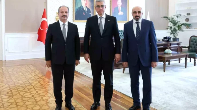 Saglik Sen Genel Baskani Dogan Saglik Bakani ile Toplu Sozlesme Gorusmesi