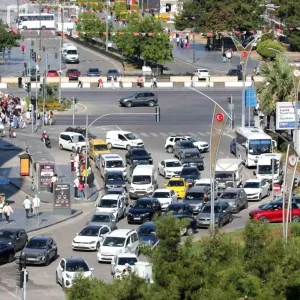 Samsunda Trafige Kayitli Motorlu Kara Tasiti Sayisi 519 Bini Asti