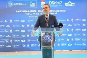 Sanayi ve Teknoloji Bakani Kacir Bayburtta acilis ve imza toreninde