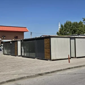 Sindirgida Deprem Sonrasi Gecici Carsi Kuruluyor