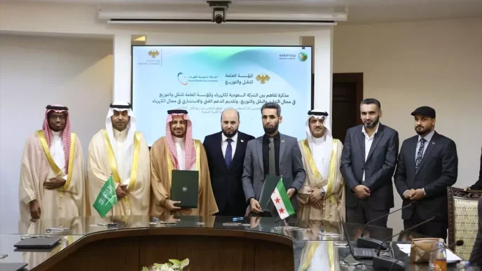 Suriye ve Suudi Arabistandan Enerji Anlasmasi