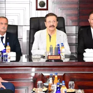 TOBB Baskani Hisarciklioglu Mustafa Dogru Icin Taziye Ziyaretinde Bulundu