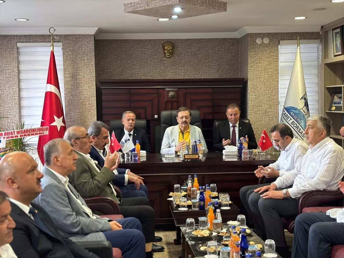 TOBB Baskani Hisarciklioglundan Mustafa Dogruya Taziye Ziyareti