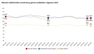 TUIK Agustos Guven Endeksi Raporunu Acikladi
