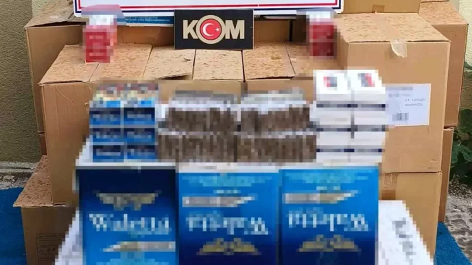 Tekirdagda Kacakcilik Operasyonu 299 Bin 200 Makaron Ele Gecirildi