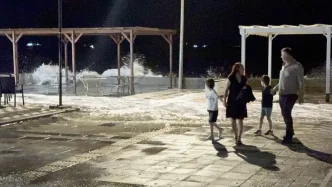 Tekirdagda Kuvvetli Poyraz Hayati Olumsuz Etkiledi