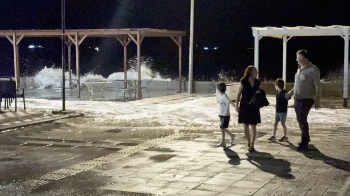 Tekirdagda Kuvvetli Poyraz Hayati Olumsuz Etkiledi