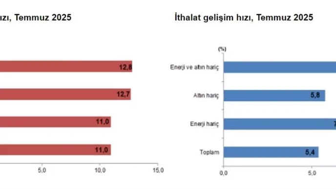 Temmuz Ayinda Ihracat ve Ithalat Verileri Aciklandi