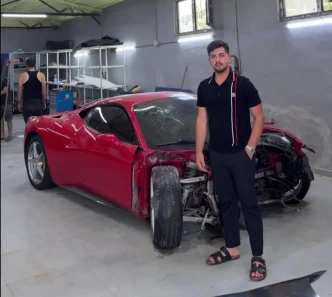 Test Surusunde 15 Milyon Lira Degerindeki Luks Otomobil Hurdaya Dondu