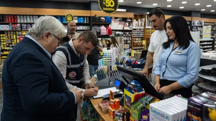 Ticaret Bakanligi Kirtasiye Urunlerine Denetim Yapiyor