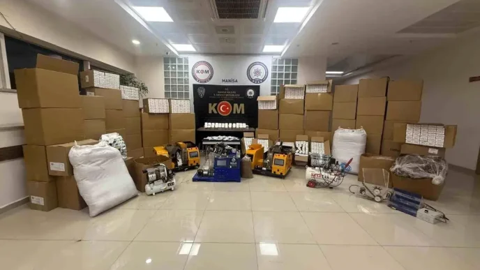 Turgutluda Kacak Tutun Operasyonu Yapildi