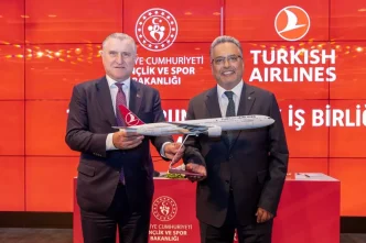 Turk Hava Yollari ve Genclik Bakanligindan Turk Sporuna Destek Anlasmasi