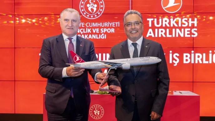 Turk Hava Yollari ve Genclik Bakanligindan Turk Sporuna Destek Anlasmasi
