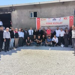 Turk Kizilay Dogansehirdeki Hayvan Yetistiricilerine Destek Sagladi