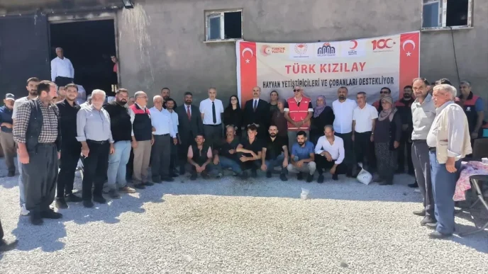 Turk Kizilay Dogansehirdeki Hayvan Yetistiricilerine Destek Sagladi