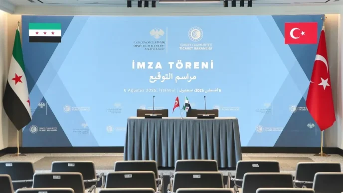Turkiye ve Suriye Arasinda Ekonomik Isbirligi Icin 10 Mutabakat Imzalandi
