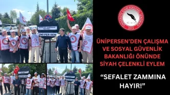 UNIPERSENden Calisma Bakanligina Siyah Celenk