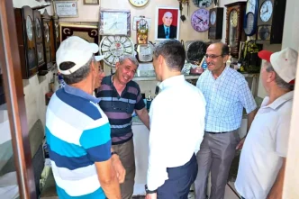 Usak Valisi Naci Aktastan Esnaf Ziyareti