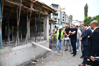 Vali Cicek Posof ve Hanaktaki Genclik Yatirimlarini Inceledi