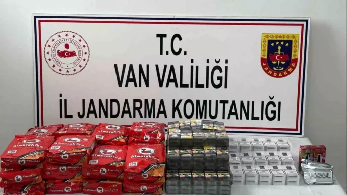 Vanda Gumruk Kacagi Malzemeler Ele Gecirildi