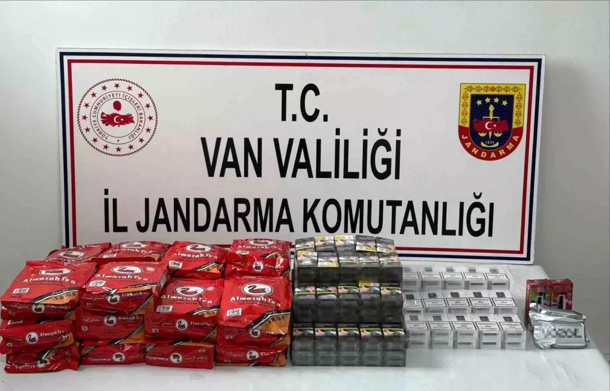 Vanda Gumruk Kacagi Malzemeler Ele Gecirildi