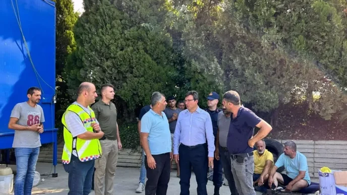 Yangin Sonduruldu Kaymakam Gecmis Olsun Diledi