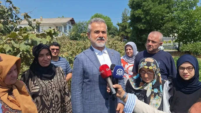 Yeniden Refah Partisinden Findik Ureticilerine Destek