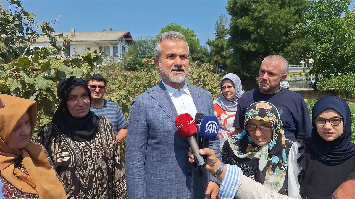 Yeniden Refah Partisinden Findik Ureticilerine Destek