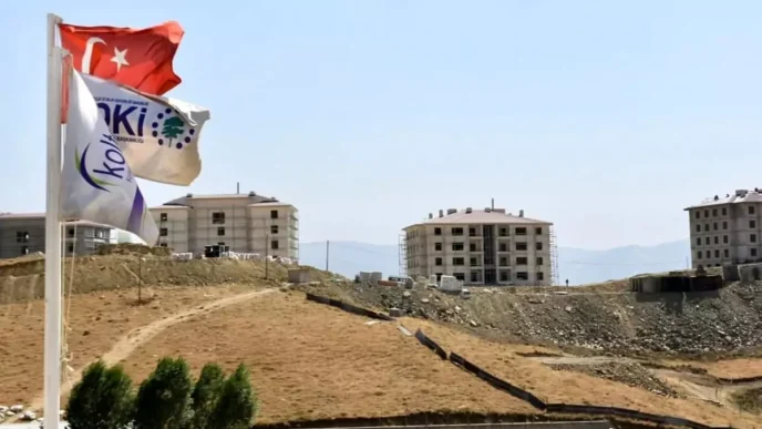 Yuksekovada Yeni TOKI Konut Projeleri Devam Ediyor