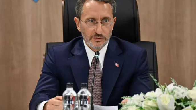 fahrettin altun bakanliklardan 15 minibus istedi 18966483 7073 amp