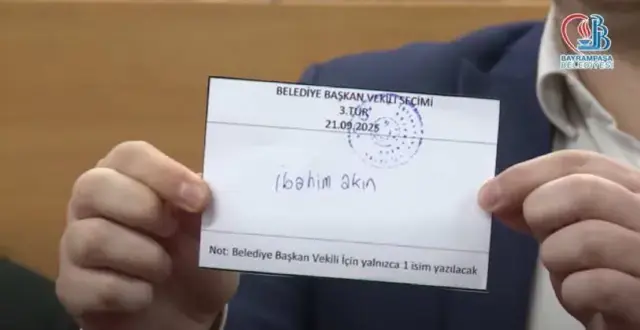 Bayrampaşa Belediyesi Başkanvekili belli oldu