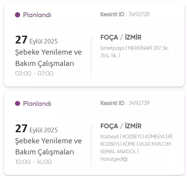İzmir GEDİZ elektrik kesintisi! 27 Eylül İzmir'de elektrik kesintisi ne zaman bitecek, elektrikler ne zaman gelecek?