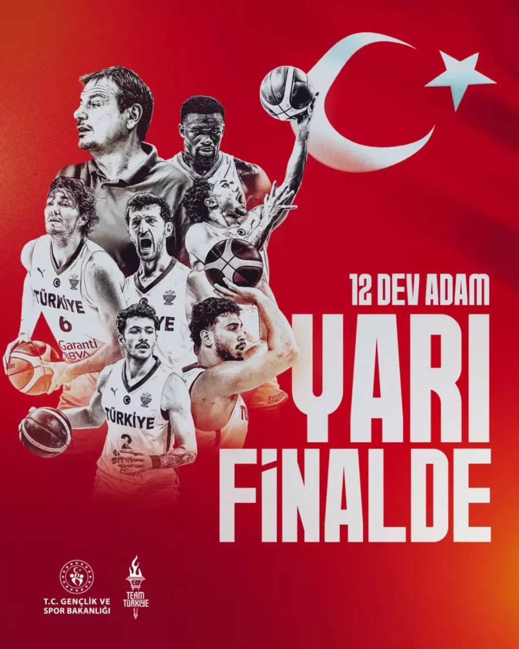A Milli Basketbol Takimi Yari Finale Yukseldi