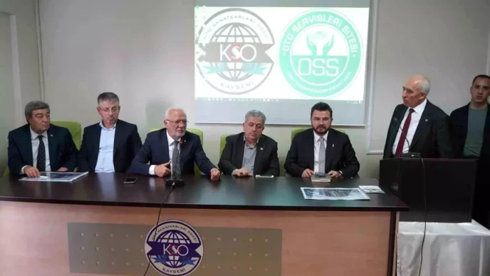 AK Parti heyeti Kayseri Oto Sanatkarlar Odasini ziyaret etti