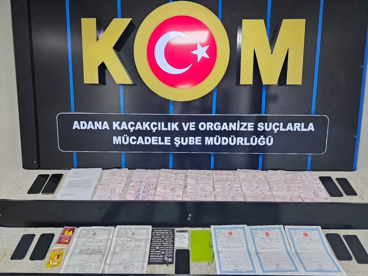 Adanada Tefecilik Operasyonu 3 Tutuklama