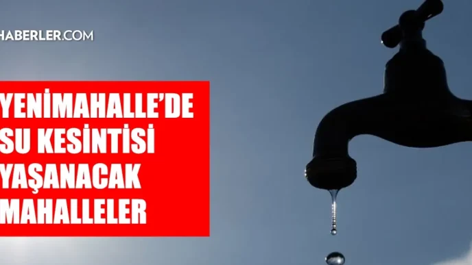 Ankara YENIMAHALLE su kesintisi 1 2 Eylul ASKI Yenimahalle su kesintisi