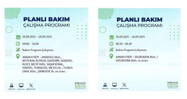 BEDAŞ duyurdu: İstanbul'da hangi ilçelerde elektrikler kesilecek? 25 ilçede elektrik kesintisi!