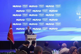Bakan Isikhan MUSIAD Toplantisinda Is Dunyasi Temsilcileriyle Bir Araya Geldi