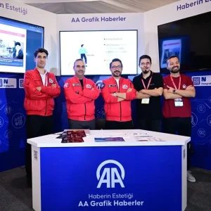 Bakan Kacir ve AA Genel Muduru Karagoz TEKNOFESTte Grafik Standini