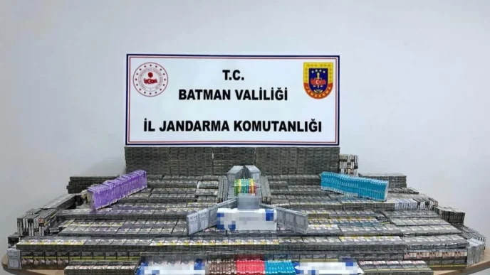 Batmanda Kacak Sigara Operasyonu 5 Bin 589 Paket Ele Gecirildi