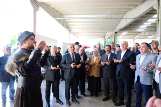 Bayburtta Ahilik Haftasinda Kapali Halk Pazari Acildi