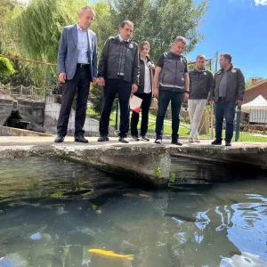 Bilecikte Alabalik Yetistiriciligi ve Isleme Tesisleri Incelendi
