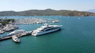 Cayman Adalari Bayrakli Mega Yat I Dynasty Fethiye Limaninda Ikmal