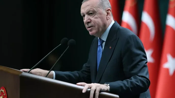 Cumhurbaskani Erdogan Kabine sonrasi konusuyor
